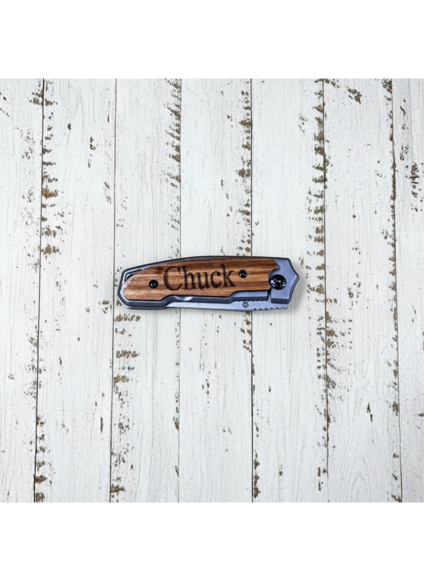 Engraved Pocket Knife
